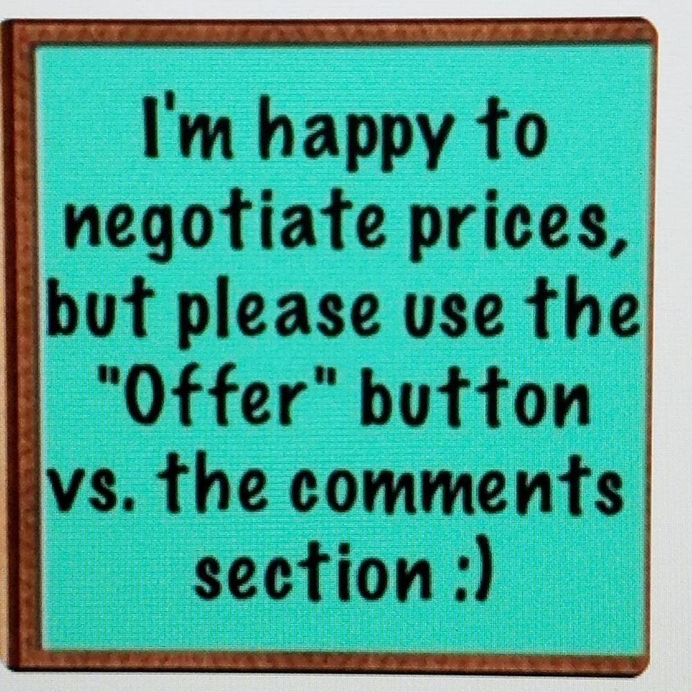Reasonable offers always welcome